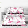 thumbnail image 1 of Sikiie Flamingos Ultra-Soft Micro flannel Blanket Luxury All Seasons Warm Blanket for Bedding Sofa and Travel (4 sizes)-80"x60", 1 of 7