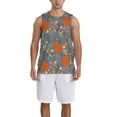thumbnail image 1 of Sikiie Floral Squirrel Basketball Jersey Reversible Men's Mesh Athletic Sports Shirts Training Practice S-4XL4X-Large, 1 of 6