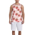 thumbnail image 1 of Sikiie Floral Strawberr Basketball Jersey Reversible Men's Mesh Athletic Sports Shirts Training Practice S-4XL4X-Large, 1 of 6