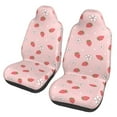 thumbnail image 1 of Sikiie Floral Strawberr Car Seat Protector 2 Pack Car Seat Cushion Mat, Car Seat Covers for SUV, Truck, Van, 1 of 7