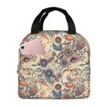 thumbnail image 1 of Sikiie Floral With Birds Lunch Bag for Women & Men Adult Insulated Lunch Box, Food Lunch Containers Lunch Tote Bags for Work, Travel, Outdoor, 1 of 8