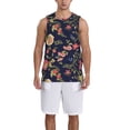 thumbnail image 1 of Sikiie Flower Basketball Jersey Reversible Men's Mesh Athletic Sports Shirts Training Practice S-4XLX-Large, 1 of 6