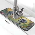 thumbnail image 1 of Sikiie Flower Butterfly Skull Couple Splash Guard for Sink Faucet-1 PC Super Absorbent Fast Drying Mat Sink Gadgets-Splash Guard for Kitchen, Sink Mat, 1 of 7