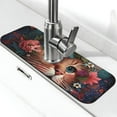 thumbnail image 1 of Sikiie Flower Crown Cat Splash Guard for Sink Faucet-1 PC Super Absorbent Fast Drying Mat Sink Gadgets-Splash Guard for Kitchen, Sink Mat, 1 of 7