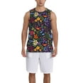 thumbnail image 1 of Sikiie Flowers And Birds Basketball Jersey Reversible Men's Mesh Athletic Sports Shirts Training Practice S-4XLXX-Large, 1 of 6