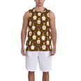 thumbnail image 1 of Sikiie Flowers And Gnomes Bees Basketball Jersey Reversible Men's Mesh Athletic Sports Shirts Training Practice S-4XLMedium, 1 of 6