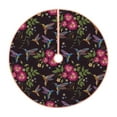 thumbnail image 1 of Sikiie Flowers And Humming Bird1 Christmas Tree Skirt, Christmas Tree Decorations, Christmas Decor, Tree Mat Decoration(30-48IN)-30", 1 of 6