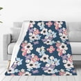 thumbnail image 1 of Sikiie Flowers Ultra-Soft Micro flannel Blanket Luxury All Seasons Warm Blanket for Bedding Sofa and Travel (4 sizes)-80"x60", 1 of 7