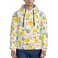 thumbnail image 1 of Sikiie Flowers and Butterflies Men's Hoodie, Essentials Hoodie, Sweatshirt, Pullover Hooded Sweatshirt for Men-Medium, 1 of 7