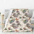 thumbnail image 1 of Sikiie Flying Butterflies-1 Cozy Flannel Fleece Throw Blanket: Lightweight & Thick for All Seasons - Perfect for Women, Men, & Kids"50"x40", 1 of 6