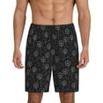 thumbnail image 1 of Sikiie Flying Dandelion Mens Pajama Shorts, Lounge Pant, Men's shorts，Sleep Pj Shorts for Men-Medium, 1 of 6