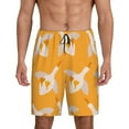 thumbnail image 1 of Sikiie Flying Ducks Mens Pajama Shorts, Lightweight Lounge Pant with Pockets Soft Sleep Pj Shorts for Men, 1 of 6