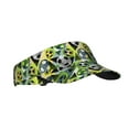 thumbnail image 1 of Sikiie Football Doodle Sun Visor Hat Adjustable Velcro Golf Visor Sports Sunscreen Visor Hat for Outdoor Activities, 1 of 7