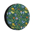thumbnail image 1 of Sikiie Forest Flora And Fauna PVC Leather Spare Tire Wheel Cover Spare Tire Cover, for Car Truck SUV Camper Trailer Universal Fit(14-17in)-16 inch, 1 of 6