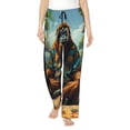 thumbnail image 1 of Sikiie Forest Meditating Gorilla Women’s Ultra-Soft Comfy Lounge Pants Sleepwear Comfy Lounge Pants Drawstring Sleep Bottoms with PocketsX-Large, 1 of 6