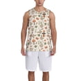 thumbnail image 1 of Sikiie Forest Mushrooms Insects Basketball Jersey Reversible Men's Mesh Athletic Sports Shirts Training Practice S-4XL4X-Large, 1 of 6