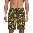 thumbnail image 1 of Sikiie Forest Squirrel Mens Pajama Shorts, Lightweight Lounge Pant with Pockets Soft Sleep Pj Shorts for MenXX-Large, 1 of 6