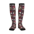 thumbnail image 1 of Sikiie Forest Wild Mushroom 1 Pairs Compression Socks for Men and Women 15-20 mmHg Running Support Socks, 1 of 7