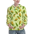 thumbnail image 1 of Sikiie Fresh Corn Women's Casual Hoodies Long Sleeve Lightweight Pullover Tops Loose Sweatshirt-Medium, 1 of 7