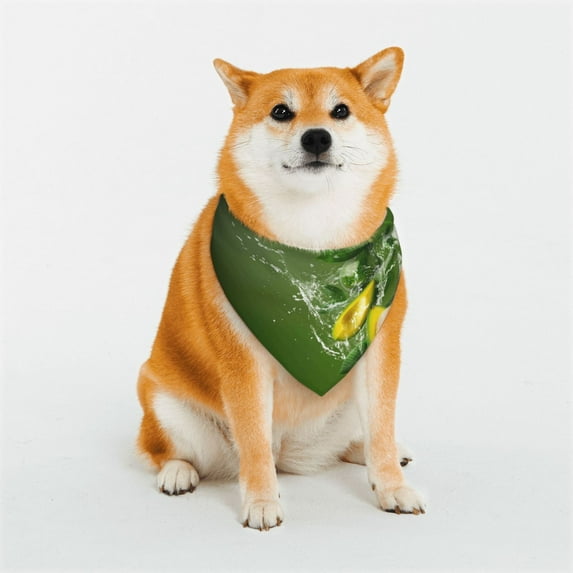 Sikiie Friut Avocado Dog Bandanas-Dog Scarf Bib Kerchief Breed for Dogs and Small for Pets Gift-Medium