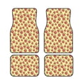 thumbnail image 1 of Sikiie Fruit Car Foot Mat Set of 4 Pieces Basics Universal Fit Rubber Carpet Floor Mats For Car SUV Van & Truck, 26.8"L x 17.3"W (Front), 13"L x 17.3"W(Rear), 1 of 6