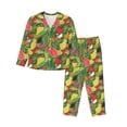 thumbnail image 1 of Sikiie Fruits Vegetables And Berries Women's Long-Sleeve Shirt and Full-Length Bottom Pajama Set (s-xxl)-XX-Large, 1 of 7