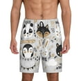 thumbnail image 1 of Sikiie Funny Animals Series Mens Pajama Shorts, Lightweight Lounge Pant with Pockets Soft Sleep Pj Shorts for Men4X-Large, 1 of 6