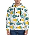 thumbnail image 1 of Sikiie Funny Boats Men's Hoodie, Essentials Hoodie, Sweatshirt, Pullover Hooded Sweatshirt for Men-4X-Large, 1 of 7