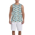 thumbnail image 1 of Sikiie Funny Cartoon Pugs Basketball Jersey Reversible Men's Mesh Athletic Sports Shirts Training Practice S-4XLMedium, 1 of 6