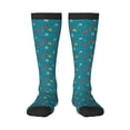 thumbnail image 1 of Sikiie Funny Cat Blue Knee Socks, High Socks Long Stretchy Sock Women Knee High Stocking, Long Socks for Women, 1 of 6