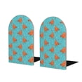 thumbnail image 1 of Sikiie Funny Chicken Bookends 1 Pair, Wood Bookends for Shelves, Book Ends for Shelves, Book Shelf Holder for Home Office, 1 of 7