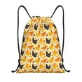 thumbnail image 1 of Sikiie Funny Chicken Drawstring Backpack Drawstring Bags, Draw String Back Bag for Sports, Gym, Travel, Swimming, Beach-Medium, 1 of 6