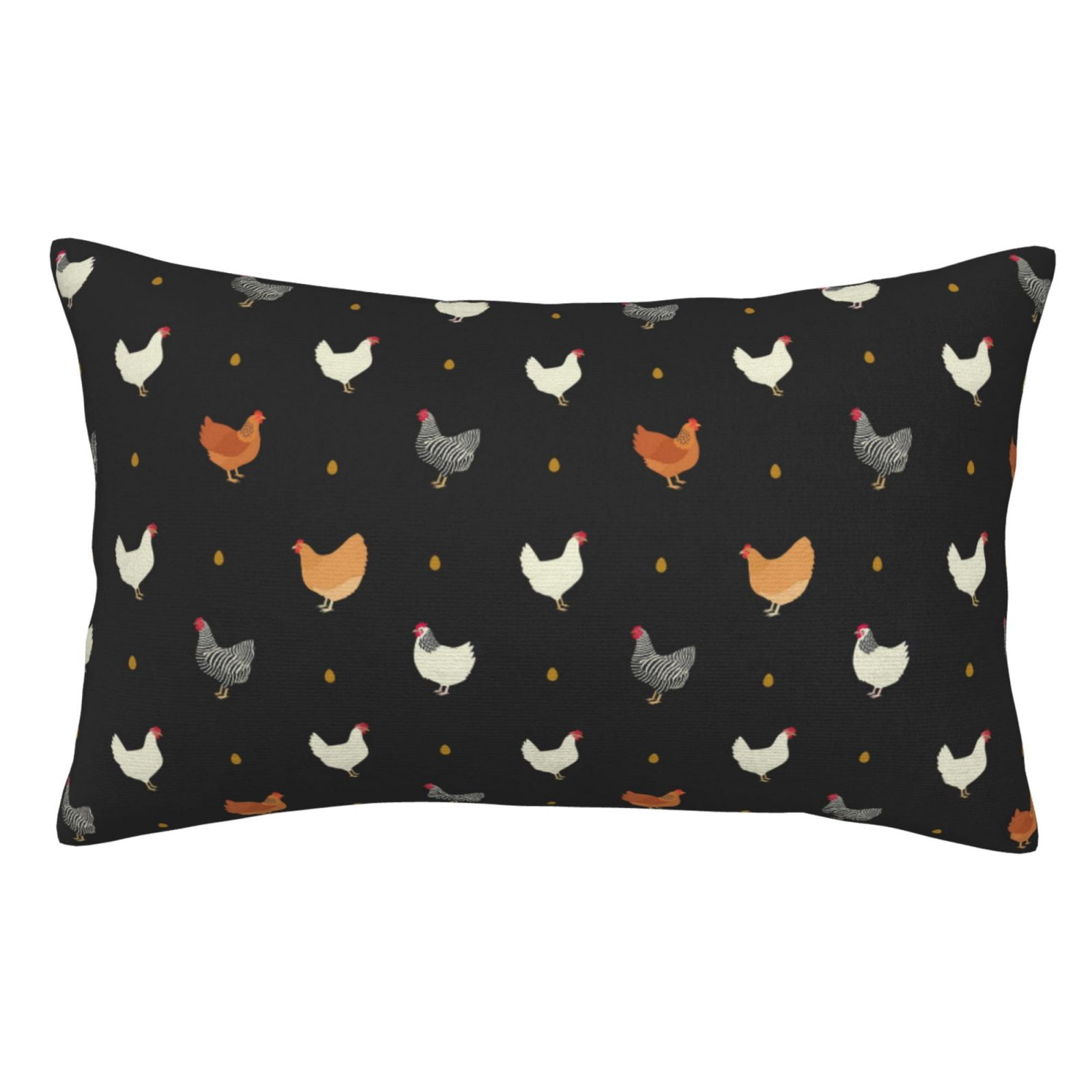 Sikiie Funny Chicken Pillow Covers, Throw Pillow Case Cushion Covers