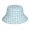 thumbnail image 1 of Sikiie Funny Chicken Reflective Double-Sided Bucket Hat, Sun Hat, for Gardening, Beaching, Camping, Hiking, Fishing, 1 of 6