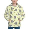 thumbnail image 1 of Sikiie Funny Chicken Youth Hoodie Sweatshirt Pullover Hooded Classic Casual Essentials Hoodiefor Boys Girls Kids -Small, 1 of 6