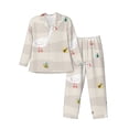 thumbnail image 1 of Sikiie Funny Goose1 Mens Pajama Set, Soft Warm Long Sleeve Sleepwear, Cozy Button-Down Pjs for Men-X-Large, 1 of 7
