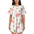 thumbnail image 1 of Sikiie Funny Little Pigs Womens Pajama Sets Short Sleeve Top With Pants Sleepwear 2 Piece Lounge SetMedium, 1 of 6