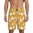 thumbnail image 1 of Sikiie Funny goose family Print Mens Pajama Shorts, Lounge Pant, Men's shorts，Sleep Pj Shorts for Men-Small, 1 of 6