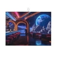 thumbnail image 1 of Sikiie Futuristic Bar Space View Dish Drying Mat, Kitchen Counter Mat, Self Drying Mat for Kitchen Counter Dish Drying Pad ,for Dishes, Utensils, Pots and Pans(24" x 18"), 1 of 7