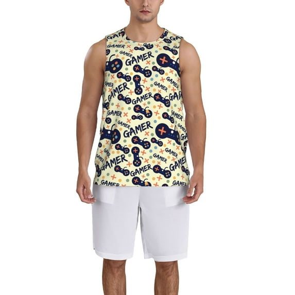 Sikiie Game Controller Basketball Jersey Reversible Men's Mesh Athletic Sports Shirts Training Practice S-4XL4X-Large