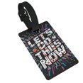 thumbnail image 1 of Sikiie Geometric Sports Energetic Burst Luggage Tags Privacy Cover ID Label Suitcase Tags Identifiers For School Bags,Suitcases, 1 of 7