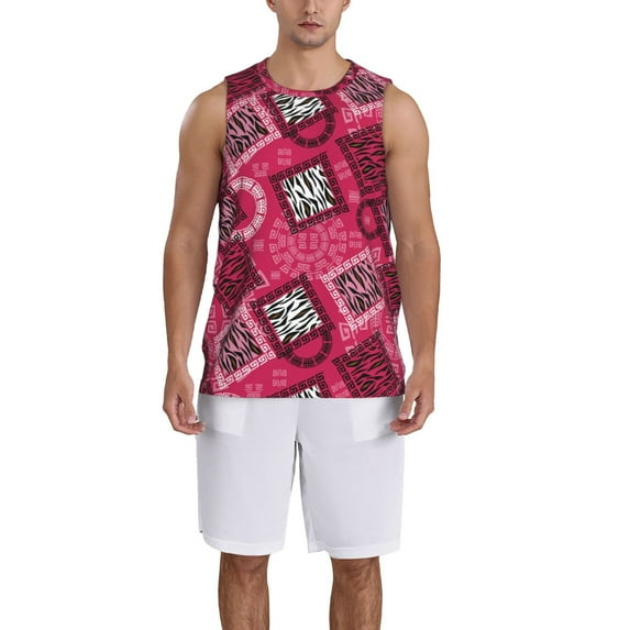 Sikiie Geometry Basketball Jersey Reversible Men's Mesh Athletic Sports Shirts Training Practice S-4XLXX-Large
