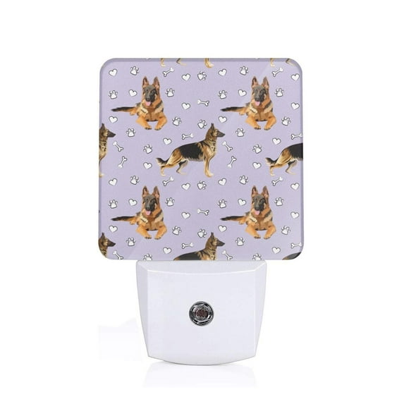 Sikiie German Shepherd Dog Led Night Light, Warm White,Cool White Lights for Bathroom,Hallway,Bedroom, Kids Room-UK