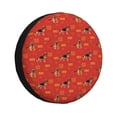 thumbnail image 1 of Sikiie German Shepherd Dog PVC Leather Spare Tire Wheel Cover Spare Tire Cover, for Car Truck SUV Camper Trailer Universal Fit(14-17in)-17 inch, 1 of 6