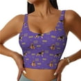 thumbnail image 1 of Sikiie German Shepherd Dog Print Strappy Sports Bra for Women Padded Push Up Sports Bra Athletic Running Sports Bra Workout Bra Yoga Bra, 1 of 5