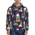 thumbnail image 1 of Sikiie Gnome With Mushroom Men's Hoodie, Essentials Hoodie, Sweatshirt, Pullover Hooded Sweatshirt for Men-X-Large, 1 of 7