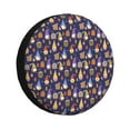 thumbnail image 1 of Sikiie Gnomes And Houses PVC Leather Spare Tire Wheel Cover Spare Tire Cover, for Car Truck SUV Camper Trailer Universal Fit(14-17in)-14 inch, 1 of 6