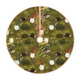 thumbnail image 1 of Sikiie Gnomes Playing in the Garden Nativity Christmas Tree Skirt, Jesus Christian Winter Holiday Tree Mat Decoration(30-48IN)36", 1 of 6