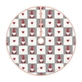 thumbnail image 1 of Sikiie Gnomes and Hearts Nativity Christmas Tree Skirt, Jesus Christian Winter Holiday Tree Mat Decoration(30-48IN)30", 1 of 6