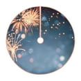 thumbnail image 1 of Sikiie Gold And Blue Fireworks Christmas Tree Skirt, Christmas Tree Decorations, Christmas Decor, Tree Mat Decoration(30-48IN)-30", 1 of 6